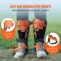 Tree Climbing Spikes, 1 Pair Alloy Steel Climbing Spurs, 350lbs Load Capacity Tree Climbing Gear with Straps and Spike Protector