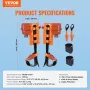 Tree Climbing Spikes, 1 Pair Alloy Steel Climbing Spurs, 350lbs Load Capacity Tree Climbing Gear with Straps and Spike Protector