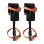 Tree Climbing Spikes, 1 Pair Alloy Steel Climbing Spurs, 350lbs Load Capacity Tree Climbing Gear with Straps and Spike Protector