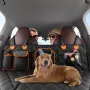 Dog Car Seat Cover for Back Seat, 54 x 26.5 in 100% Waterproof, 600D Heavy Duty Backseat Pet Car Hammock Extender with Mesh Wind