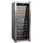 80-Bottle Wine Cooler, Dual Zone & Dual Temperature Wine Fridge, Freestanding Refrigerator with Circulating Air-cooling and Digi