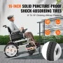 Intelligent sammenfoldelig elektrisk kørestols motoriseret