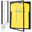 Jersey Display Frame Case, 23.3 x 31.2 x 1.5 in, Large Lockable Sport Jersey Shadow Box with 98% UV Protection PC Glass and
