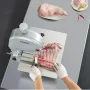Commercial Electric Meat Bandsaw, 1800W Stainless Steel Countertop Bone Sawing Machine, Workbeach 15" x 19.1", 7.09 Inch Max Cut
