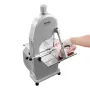 Commercial Electric Meat Bandsaw, 1800W Stainless Steel Countertop Bone Sawing Machine, Workbeach 15" x 19.1", 7.09 Inch Max Cut