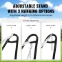 Universal 2 Person Hammock Stand, Adjustable Heavy Duty 550 lbs Capacity Hammock Stand Fits 8-13 ft Hammocks for Outdoor and Ind