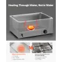 Commercial Electric Food Warmer 4-Pan Countertop Buffet 15L Bain Marie
