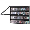 36 Graded Sports Card Display Case, 30.5x24.3x2.1 in, Baseball Card Display Frame with 98% UV Protection Clear View PC Glass,