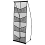 Brochure Display Stand 4-Tier 8 Pocket Mesh Litteratur Display