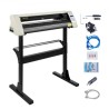 Vinylskærer 28 tommer Vinyl Cutter Machine 720mm Paper Feed Vinyl Plotter Cutter Machine med robust gulvstativ til skæring