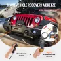 Electric Winch for Truck 2721.6 kg Synthetic Rope Waterproof Remote Control