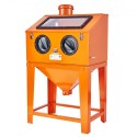 90 Gallon Sandblasting Cabinet with 1.8 Gallon Dust Collection System