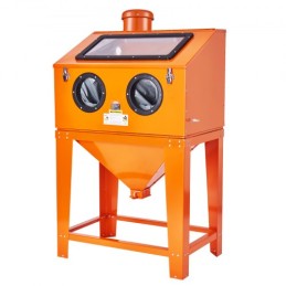 90 Gallon Sandblasting Cabinet with 1.8 Gallon Dust Collection System