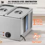 COMMERCIAL ELEKTRISK FOOD VARMER 3-PAN BOLDTOP BUFFET 16.5L