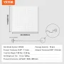 Ceiling Tiles, 12-Pack 24 x 24 in, Drop Ceiling Tiles Premium PVC Sheet, Easy Installation/ Cutting Plastic Glue-up Ceiling Tile