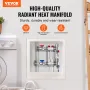 2-Branch Radiant Heat Manifold 1/2