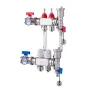2-Branch Radiant Heat Manifold, 1/2" PEX Tubing Manifold, Stainless Steel PEX Manifold for Hydronic Radiant Floor Heating, Radia