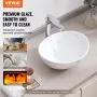 Moderne keramisk fartøj Sink 16 "x13.4" badeværelse