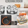 Kommerciel suppe varmere suppe station med 4*7,4qt pot suppe