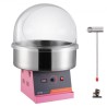 Electric Cotton Candy Machine, 1000W Candy Floss Maker, Commercial Cotton Candy Machine med dækning, rustfri stålskål og