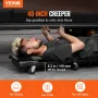 Mechanic Garage Creeper, 1016 mm, 136.1 kg Capacity Automotive Rolling Creeper with 6 Casters Adjustable Cushioned Headrest, Hea