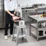 Electric Meat Saw, 850W Stainless Vertical Cutter, 19.1"x15" Workbench, 7.09" Cutting Thickness, Includes 5 Blades for Slicing F