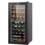 32-Bottle Wine Cooler, Dual Zone & Dual Temperature Wine Fridge, Freestanding Refrigerator with Digital Control, Tempered Glass 
