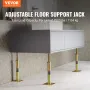 4PCS Adjustable Floor Jack Post House Floor Leveling Lift 29.5 cm-40.6 cm Height