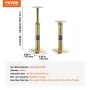 4 stk. Justerbar gulv Jack Post House Floor Nevelering lift
