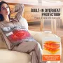 Electric Heated Foot Warmer, Double-Sided Heating Pad for Foot with Timer, 6 Heat Levels & Auto Shut Off, Ultra-Soft Flannel Fee