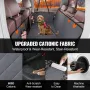 Back Seat Extender, Dog Car Seat Cover for Back Seat Bed with Mesh Window and Storage Pocket, Supports 400lbs Dog Hammock for Ca