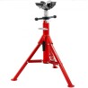 ack Stand With 2-Ball Transfer V-Head and Folding Legs 2500LB Adjustable Height 28IN to 51.5IN 1107A-type