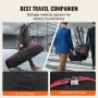 Golf Club Travel Bag Golf Bagage Case Cover With Wheels 1000D