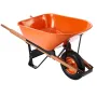 Trillebørvogn med et hjul, 6 cu ft havevogn, 330 lbs vogn