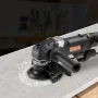 Wet Polisher 800W, 4" Concrete Grinder with 6 Variable Speed and 7 Polishing Kits, Wet Grinder Machine for Marble, Granite, Ston