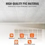 Loftsfliser 12-Pack 24 x 24 i PVC Easy Installation White