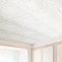 Loftsfliser 12-Pack 24 x 24 i PVC Easy Installation White
