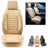 Seat Covers, Universal Car Seat Covers Front Seats, 2pcs Faux Leather Seat Cover, Semi-enclosed Design, Detachable Headrest and