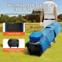 Golf Travel Bag, Outdoors Soft-Sided Golf Travel Cover, Heavy Duty 1200D Polyester Oxford Wear-Resistant Waterproof, Padded Lugg