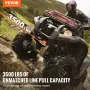 Elektrisk vinsch ATV UTV 3500 lb Syntetisk reb Vandtæt kablet