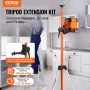 Stativ på laserniveau 1/4 "-20 & 5/8" -11 tråd 40.94-133.85 i