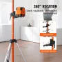 Stativ på laserniveau 1/4 "-20 & 5/8" -11 tråd 40.94-133.85 i