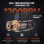 Electric Winch Truck 8,164.7 kg Steel Cable IP65 Waterproof Remote Control
