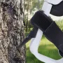 Tree Climbing Spikes, 1 Pair Aluminum Climbing Spurs, 350lbs Load Capacity Tree Climbing Gear with Straps and Spike Protectors, 