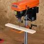 254 mm/10-inch Benchtop Drill Press, 550W Induction Motor, Tabletop Drilling Machine with 550 / 950 / 1500/2000 / 2500 RPM Adjus
