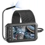 Endoscope Camera with Lights Triple Lens Borescope 499.9 cm Cable 12.7 cm Screen