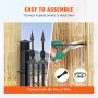 Natural Bamboo Privacy Fence Screen, Eco-Friendly Privacy Bamboo Slat Fence, 6 ft H x 16 ft L Decorative Bamboo Screen Panel, fo