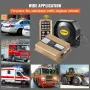 400W 8 Lyder højt bil Advarsel Politi Fire Emergency Alarm Fire