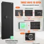 109 cm Tall Wall Gun Safe 4-Tier Hidden Gun Safe with Keypad & Fingerprint