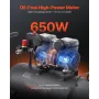 Luftkompressor Kompakt Bærbar Oliefri Kompressor 8 Gallon 90 PSI
